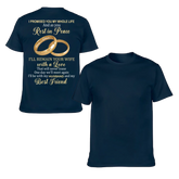 Customized Couple's Theme T-shirt - Personalized Nicknames for Ring Love Letter Clothing - A Gift For Wife,Husband,Girlfriend,Boyfriend